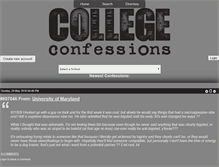 Tablet Screenshot of college-confessions.com